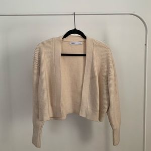 Zara Purl Knit Jacket